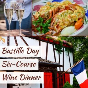 bastille day six course wine dinner